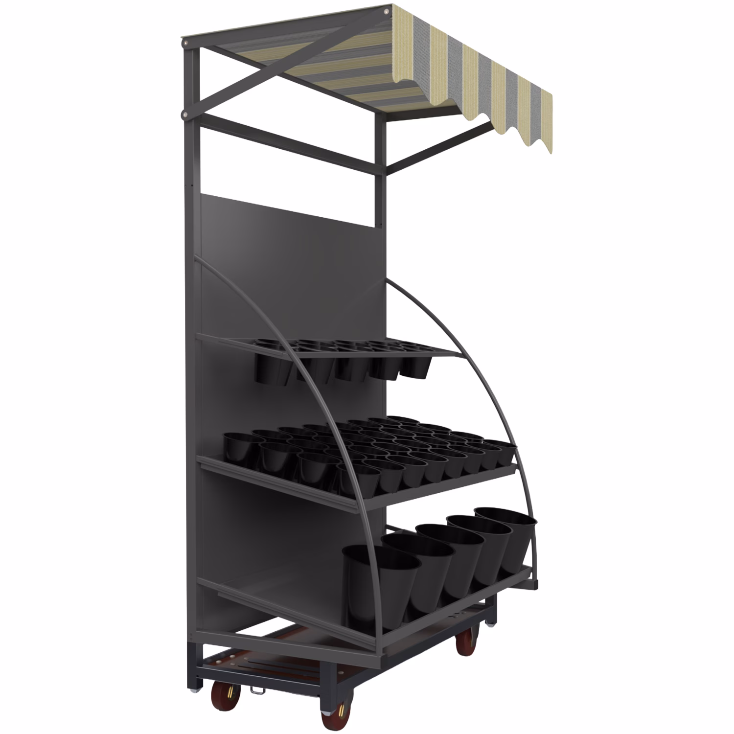 Flora Display | Met tent (zwart) - Afbeelding 4