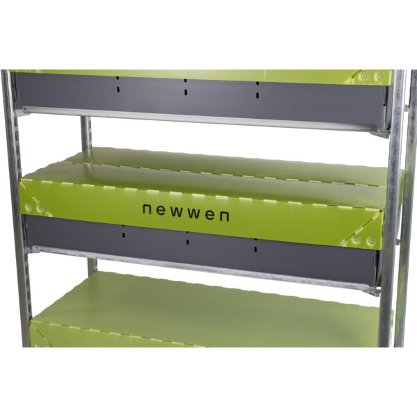 Halve Deense plaat doos (PP) | Deksel (lime) - Afbeelding 5