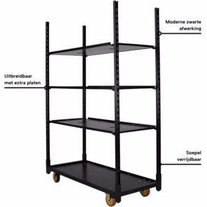 Deense kar Set | Medium kwaliteit (zwart)