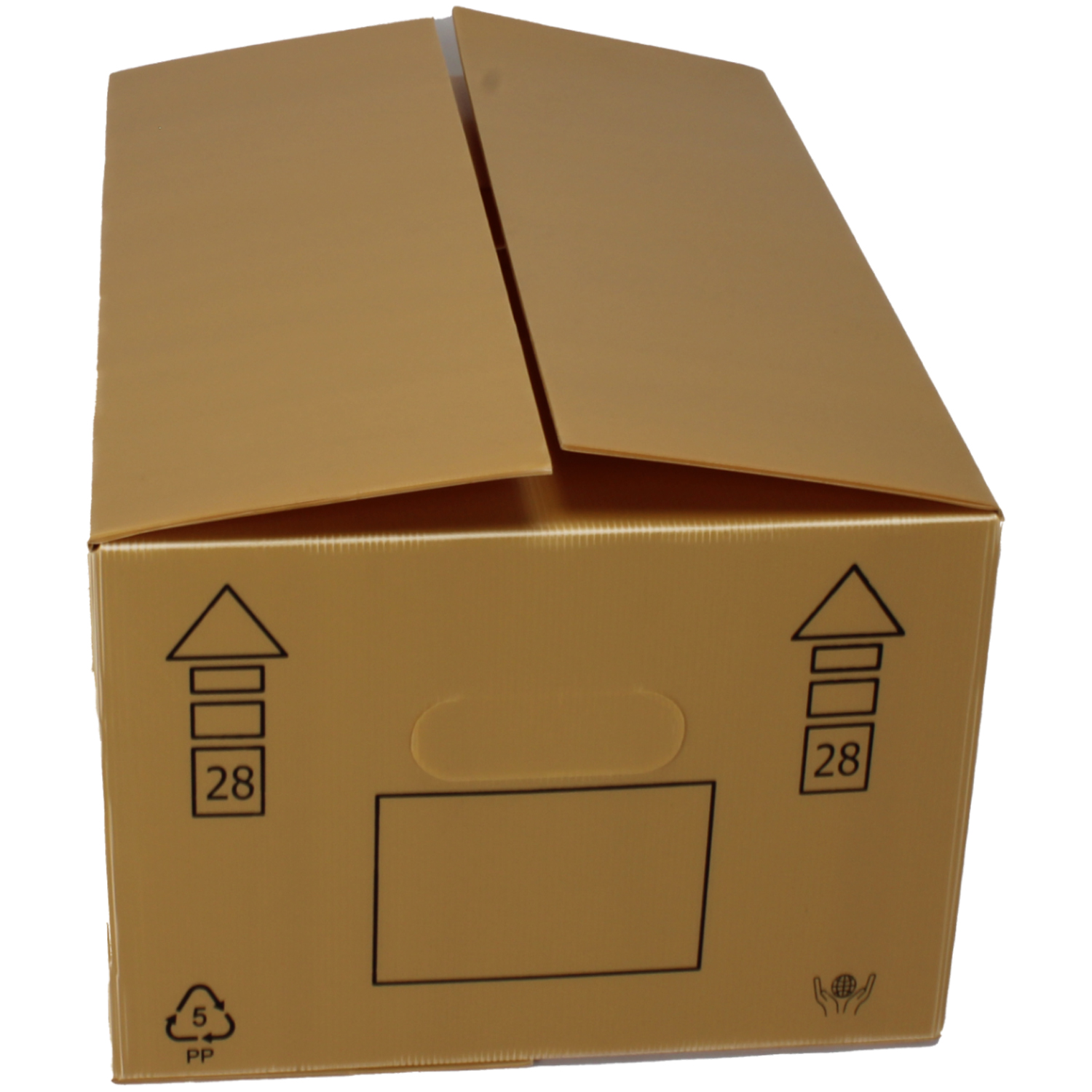Eurodoos 28 (PP) | 600 × 400 × 280 mm - Afbeelding 2