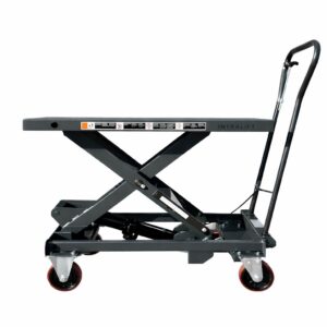 Handmatige verrijdbare heftafel (enkele schaar)