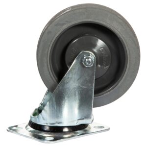 Zwenkwiel Medium duty (rubber/TPR) 125 mm